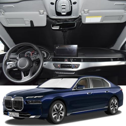 Windshield Sunshade for BMW 7-Series 2023-2026 Sun Shade by ZOIBVCARSUNSHADE
