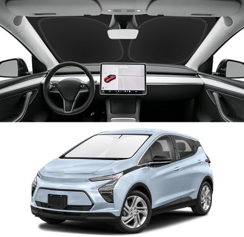 Custom Fit Windshield Sun Shade for Chevy Bolt EV 2017-2023 by SLOGENTO