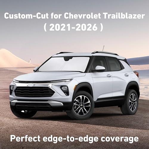 EcoNour Windshield Sunshade Compatible for Chevrolet Trailblazer 2021-2026 - Image 2