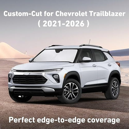 EcoNour Windshield Sunshade Compatible for Chevrolet Trailblazer 2021-2026 - Image 2