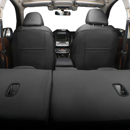 EKR Car Seat Covers for Subaru XV Crosstrek 2013-2017,Leatherette Full Set | Custom Fit for Subaru Crosstrek 2013-2017(Rear W/ NO Armrest),Factory-Like Fit,360°Protection,Faux Leather (Black) - Image 5