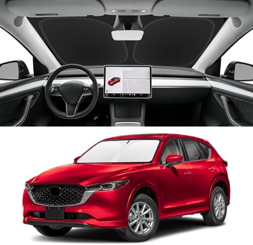 Custom Fit Windshield Sun Shade for Mazda CX5 2017-2025 by SLOGENTO