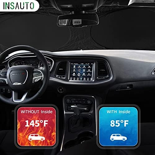 Sun Shade Windshield Sunshade for 2010 2011-2018 Dodge Ram 1500 2500 3500 - Image 2