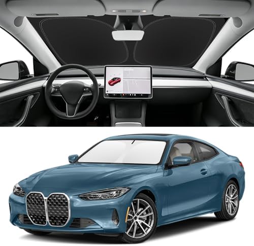 Custom Fit Windshield Sun Shade for BMW 4-Series 2021-2026 by SLOGENTO