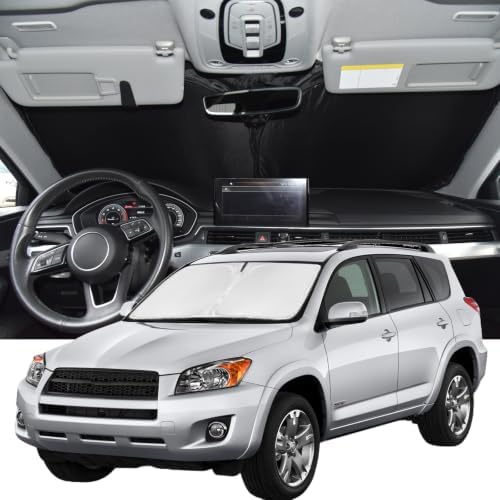 Windshield Sunshade for Toyota RAV4 2006-2012 Car Window Shade 4 Layers by ZOIBVCARSUNSHADE