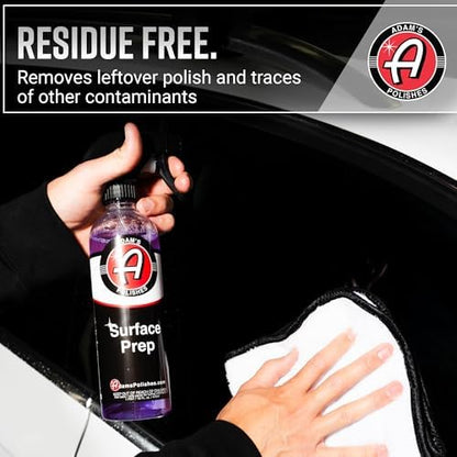 Adam's Polishes Surface Prep (16oz) - A Surface Cleanser Spray for Auto Paint Prep to Apply Any Ceramic Coating, Car Wax, or Spray Sealant | Use After Clay Bar, Car Wash & Orbital Polisher Treatment - Image 4