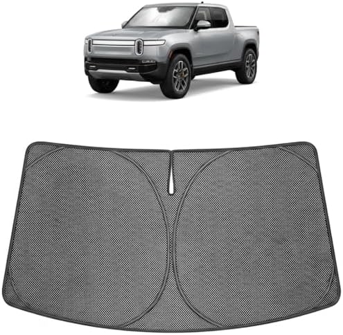 Proadsy Custom Fit 2022-2026 Rivian R1T Windshield Sun Shade, Blocks Heat by Proadsy