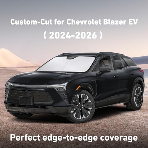 EcoNour Windshield Sunshade Compatible for Chevrolet Blazer EV 2024-2026 - Image 2