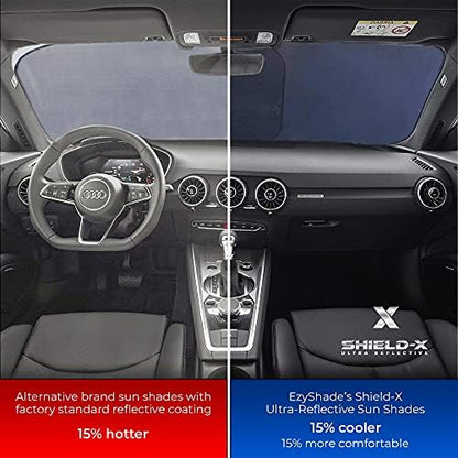 EzyShade Car Windshield Sun Shade. See Vehicle Size-Chart. Medium (M) Size - Image 3