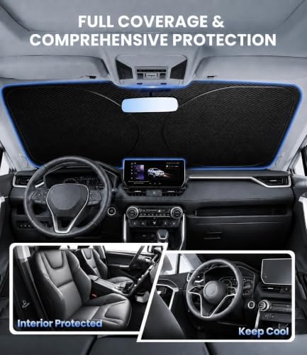 Zanch Windshield Sun Shade for Honda Passport 2019-2026 - Image 5