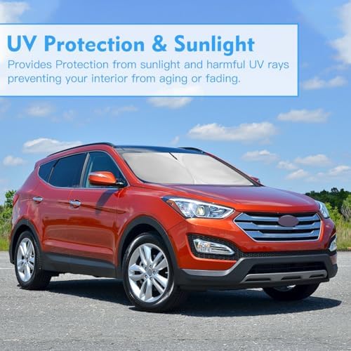 Windshield Sun Shade Sun Visor Accessories for 2013-2018 Hyundai Santa Fe - Image 7