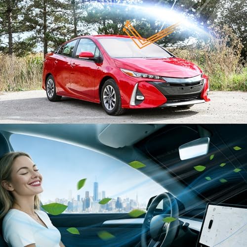 Windshield Sun Shade for 2016-2022 Prius Hatchback Toyota - Image 6