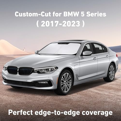 EcoNour Windshield Sunshade Compatible for BMW 5 Series G30 G31 2017-2023 - Image 2