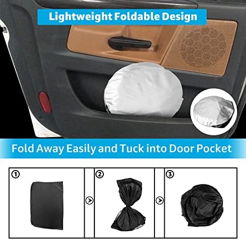 Proadsy Custom Fit 2018-2026 Freightliner Cascadia Windshield Sun Shade - Image 4
