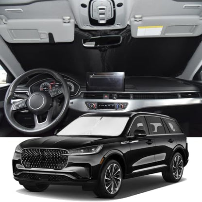 Windshield Sunshade for Lincoln Aviator 2020-2026 Sun Shade 4 Layers by ZOIBVCARSUNSHADE