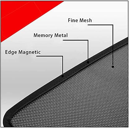 Bwen Magnetic Car Window Sunshade for Toyota Corolla 2014-2019,4pcs | Side Window Cover Shades for Corolla, Custom Fit Car Shades for Side Window for Privacy and Sun Protection for Family Pet - Image 7