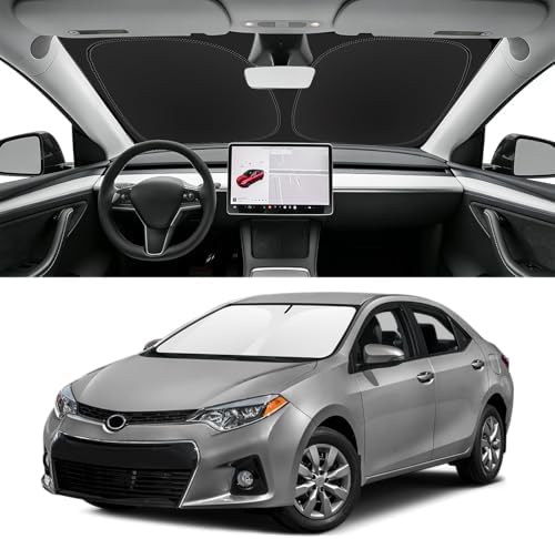 Custom Fit Windshield Sun Shade for Toyota Corolla 2014-2019 by SLOGENTO