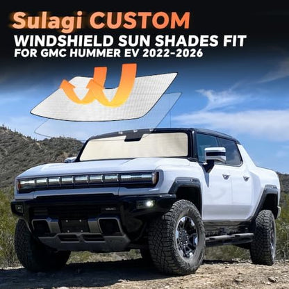 Windshield Sun Shade for GMC Hummer EV 2022-2026 - Image 6