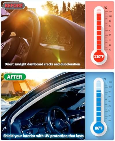 Windshield Sun Shade for 2014 2015-2020 Mercedes Benz GLA 180 200 220 250 - Image 4