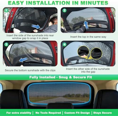 Outback Window Shades 2021-2024, Rear Window Mesh, 1PC - Image 6
