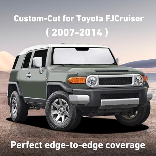 EcoNour Windshield Sunshade Compatible for Toyota FJCruiser 2007-2013 2014 - Image 2
