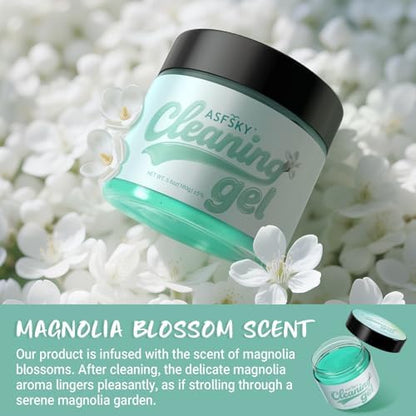 ASFSKY Car Cleaning Gel Cleaning Universal Cleaning Gel Putty Magnolia - Image 3