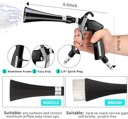 GOCCIDA Tornado Dry Cleaning Gun Detailing Interior Dryer Air Blow Gun - Image 3
