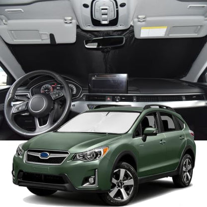 Windshield Sunshade for Subaru Crosstrek 2012-2017 Sun Shade 4 Layers by ZOIBVCARSUNSHADE