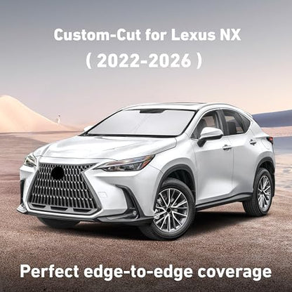 EcoNour Windshield Sunshade Compatible for Lexus NX 2022-2024 2025 2026 - Image 2