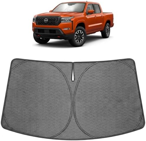 Proadsy Custom Fit Car Windshield Sun Shade for 2022-2026 Nissan Frontier by Proadsy