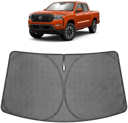 Proadsy Custom Fit Car Windshield Sun Shade for 2022-2026 Nissan Frontier by Proadsy
