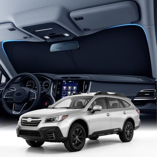 Zanch Custom Windshield Sun Shade for Subaru Outback 2020-2026, 100% Sun Blockage & Heat Insulation, Custom Fit Sunahde, Interior Protection, Keep Car Cooler, Foldable SUV Accessories by Zanch