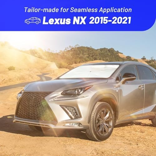 Windshield Sun Shade Fit for Lexus NX 2015-2021, Custom Umbrella Shades - Image 3