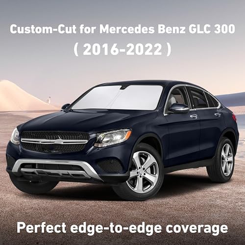EcoNour Windshield Sunshade Compatible for Mercedes Benz GLC300 2016-2022 - Image 2