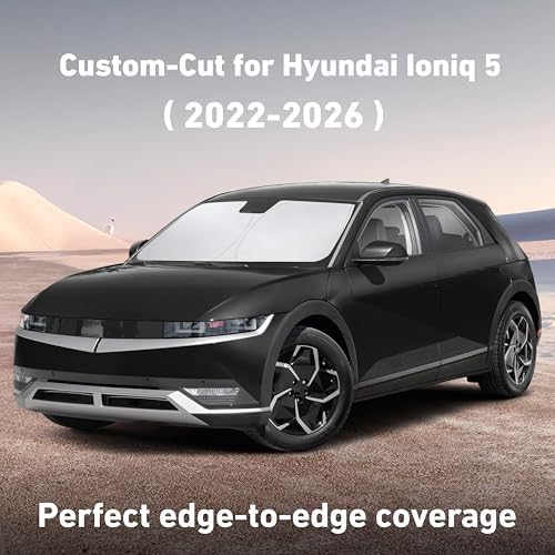 EcoNour Windshield Sunshade Compatible for Hyundai Ioniq5 2022-2025 2026 - Image 2