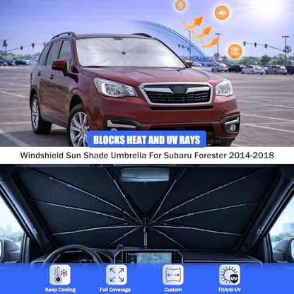 Car Windshield Sun Shade Umbrella for Subaru Forester 2014-2018 - Image 3