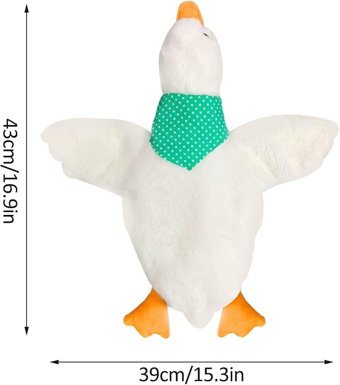DULRLLY Plush Duck Car Tissue Holder - Animal-themed Cute Duck Butt Tissue Dispenser - White - Image 6