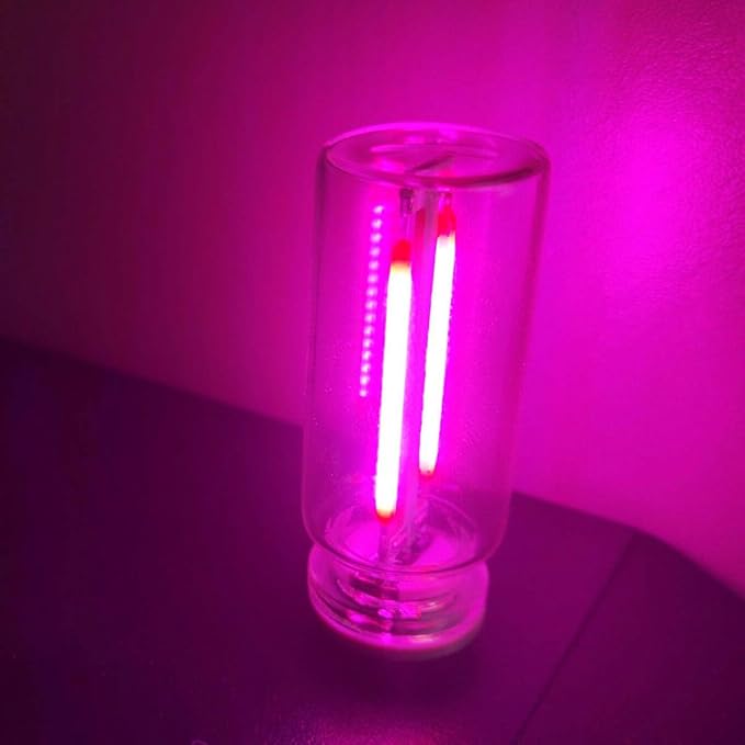 USB LED Atmosphere Light, Plug-in USB Ambient Retro Lamps, Mini LED Car Interface Charging Night Light for Hallway, Bedroom (Pink) by KITUREK