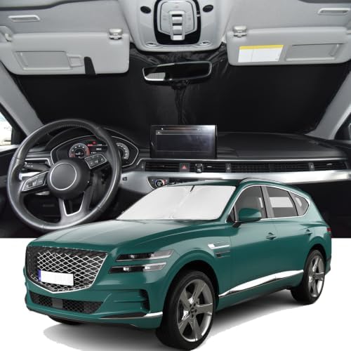 Windshield Sunshade for Genesis GV80 2021-2026 Sun Shade Windshield by ZOIBVCARSUNSHADE