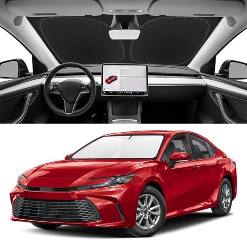 Custom Fit Windshield Sun Shade for Toyota Camry 2025-2026 by SLOGENTO