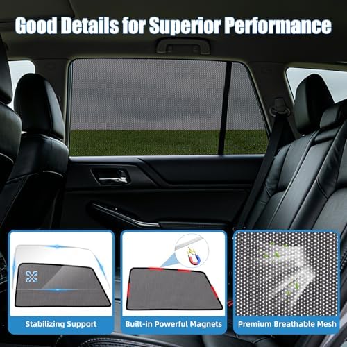 Outback Window Shades 2021-2024, Rear Side Mesh, 2PCS - Image 7