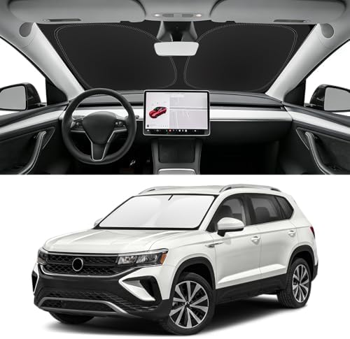 Custom Fit Windshield Sun Shade for VW Taos 2022-2026 by SLOGENTO