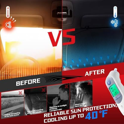 Windshield Sun Shade for 2021-2026 Le-xus IS300 IS350 IS500 IS250 - Image 4