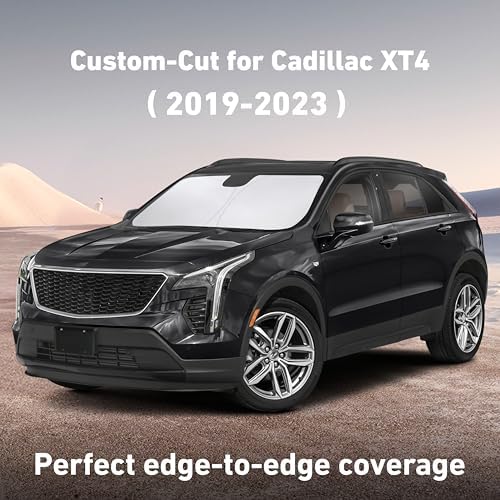 EcoNour Windshield Sunshade Compatible for Cadillac XT4 2019-2023 2024 2025 - Image 2
