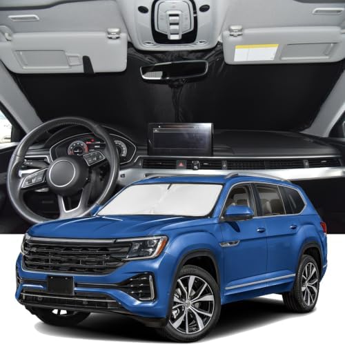 Windshield Sunshade for Volkswagen Atlas Cross Sport 2020-2026 4 Layers by ZOIBVCARSUNSHADE