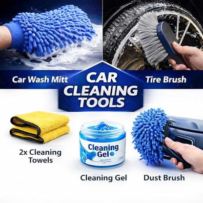 26Pcs Car Detailing Kit, Car Detailing Brush Set, Auto Detailing Drill Brush Set, Car Detailing Brushes, Car Wash Kit, Car Accessories For Men, Car Cleaning Tools Kit for Interior, Exterior, Wheels - Image 6