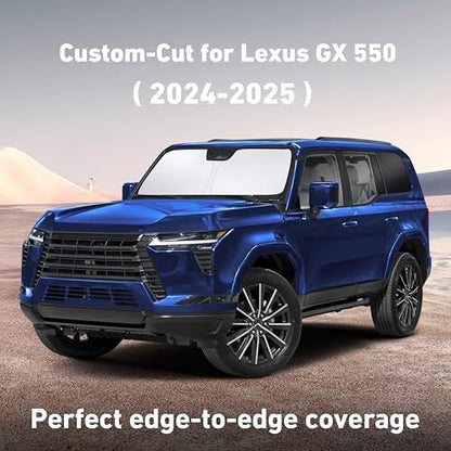 EcoNour Windshield Sunshade Compatible for Lexus GX550 2024 2025 - Image 2