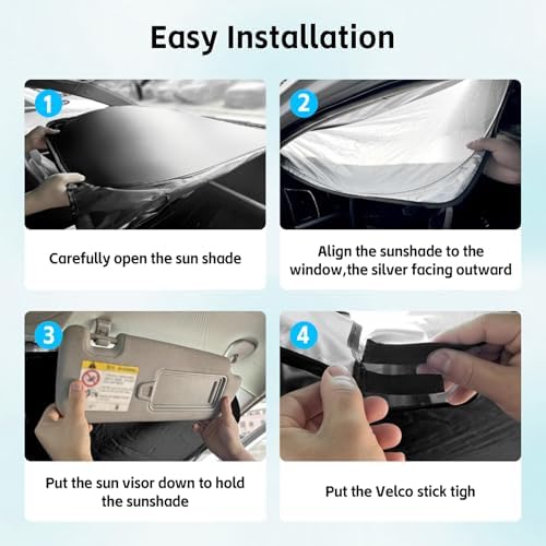 Windshield Sun Shade for Hyundai Ioniq 5/9 2022-2026 Sunshade - Image 6