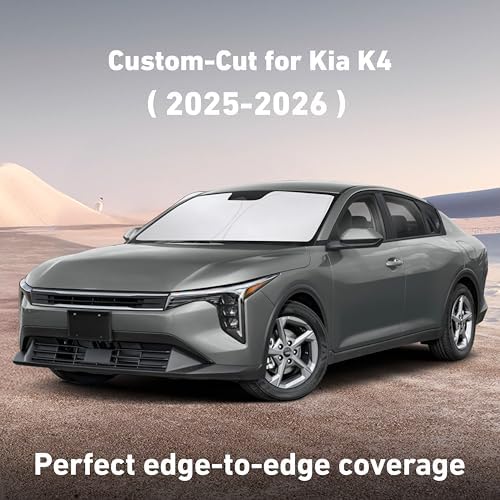 EcoNour Windshield Sunshade Compatible for Kia K4 2025 2026 - Image 2