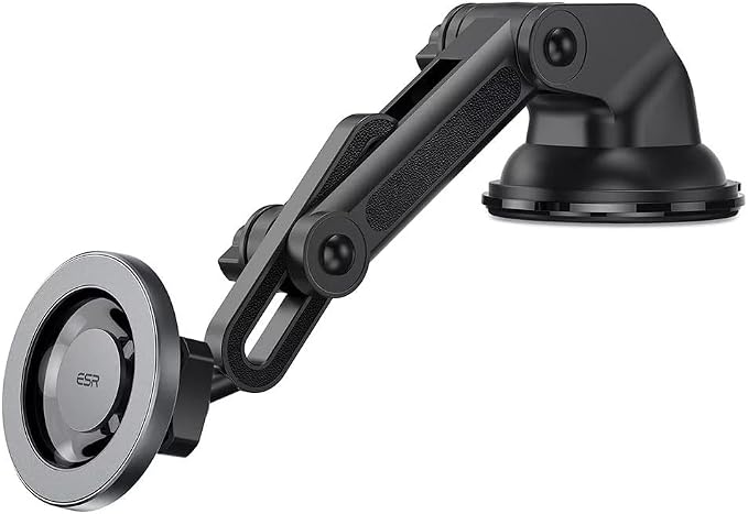 ESR for MagSafe Car Mount, Suction Cup Car Phone Holder for iPhone 17-12 | Vacuum Dashboard Magnetic Car Phone Holder for Car, for Smaung/Google, Car Accessories, Charging Not Supported, Metallic Grey - Image 4
